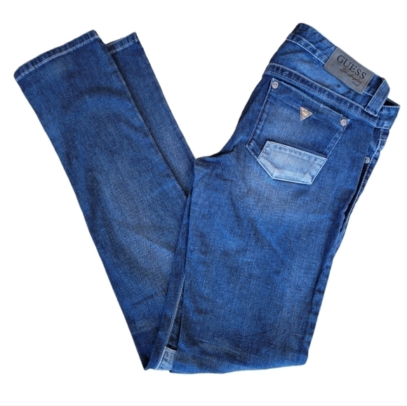 Guess Daredevil Skinny Leg Denim Jeans Size 28 - Picture 1 of 5